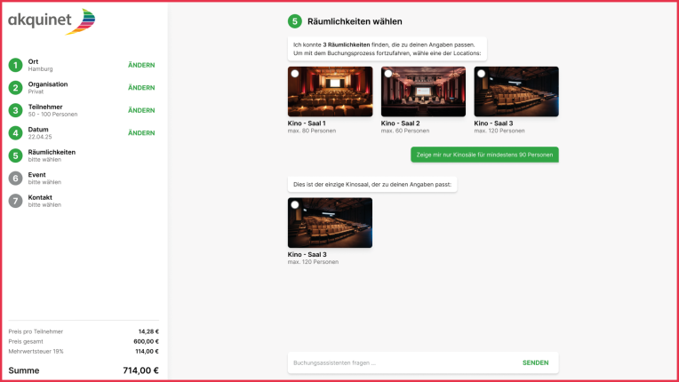 Darstellung des KI-Assistenten als Grafik.