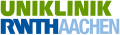 grün blaues Logo der Uniklinik RWTH Aachen